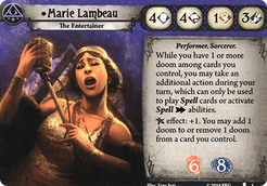Arkham Horror: The Card Game  Marie Lambeau Promo Cards | Board Game |  BoardGameGeek