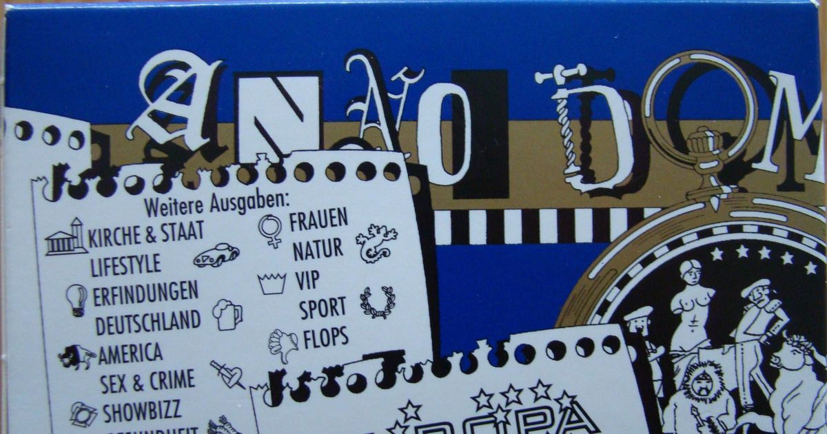 FataMorgana 9092 - Anno Domini: Europa Gioco Da Tavolo In Tedesco, 30 Minuti