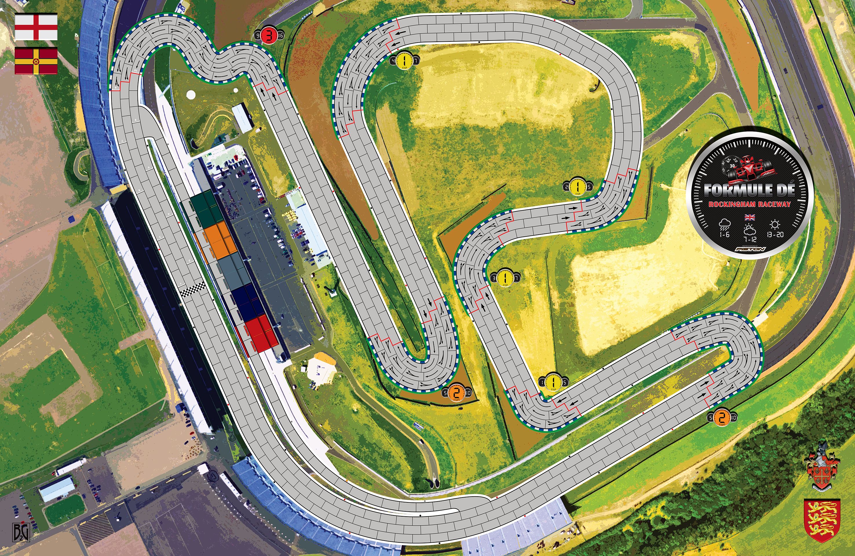 FD / FORMULE DE / FORMULA D CIRCUITS by PISTON | Formula Dé