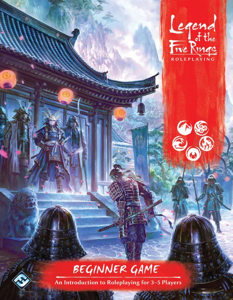 Legend of the Five Rings Roleplaying – Beginner Game, Fantasy Flight Games, 2018 (image provided by the publisher)
