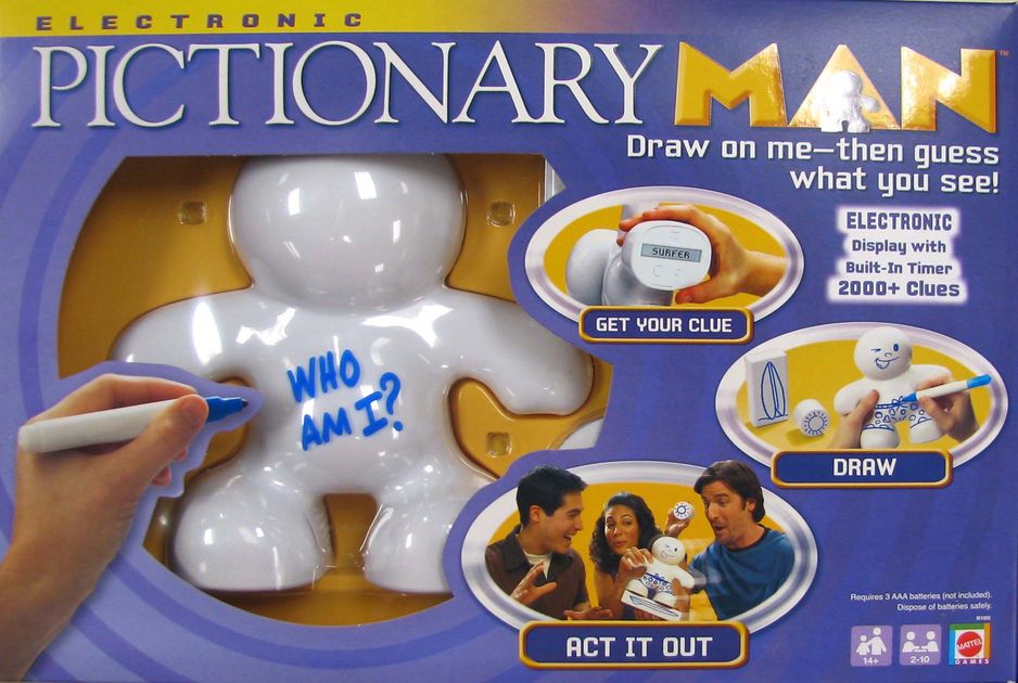 Pictionary Card Game 2009 Mattel Instructions Manual Rules Replacement Part
