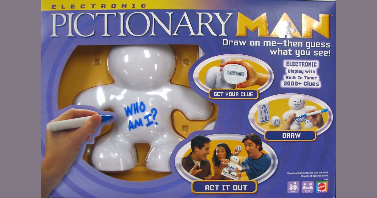 2008 Electronic Pictionary Man Game by Mattel M1009 for sale online 