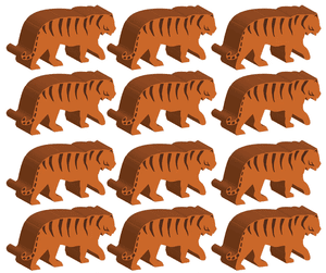 Endangered: Screen Printed Tigers