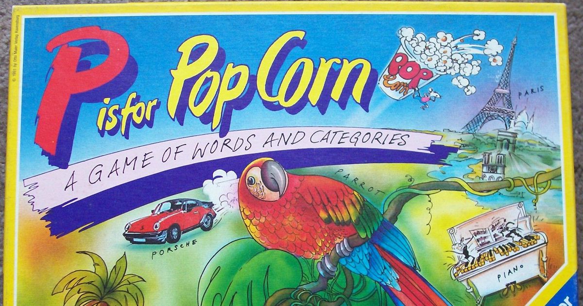 P is for Popcorn Board Game BoardGameGeek