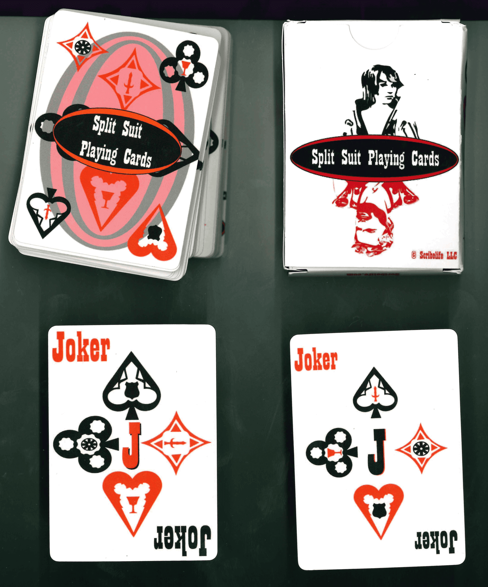 Split Suit Playing Cards