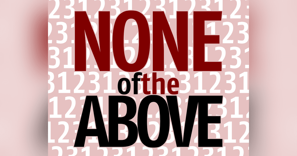 None of the Above | Board Game | BoardGameGeek