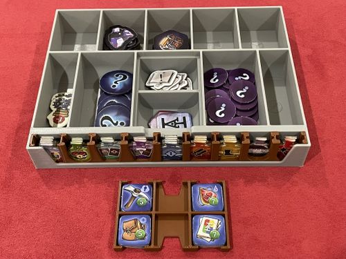 3d printed insert (tokens, coins, player boxes) | Clank! Legacy 2 ...