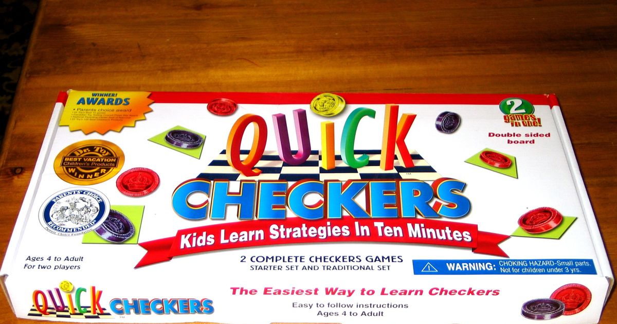 Quick Checkers Board Game BoardGameGeek