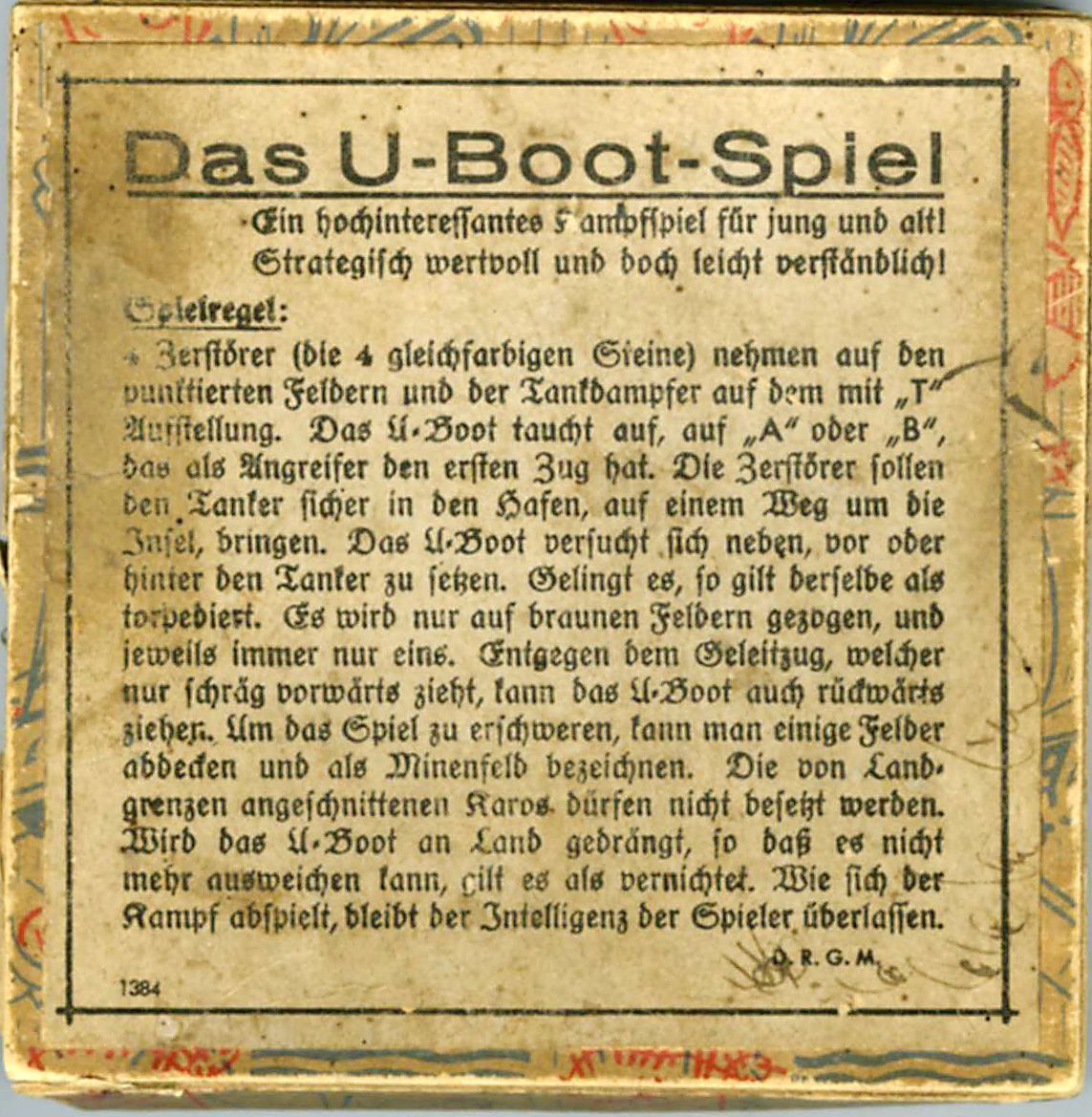 Das U-Boot-Spiel box art