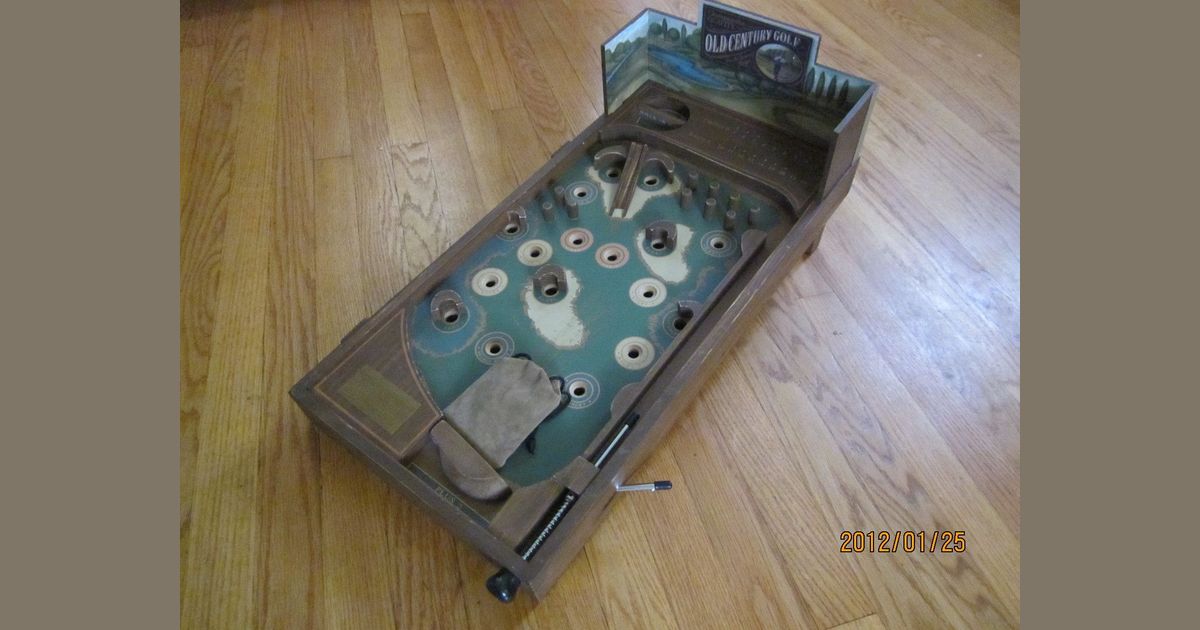 Old Century Pinball Golf Board Game BoardGameGeek