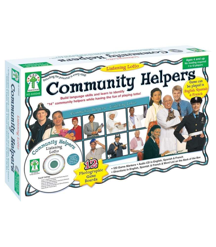 Listening Lotto: Community Helpers