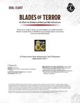RPG Item: DDAL-ELW07: Blades of Terror