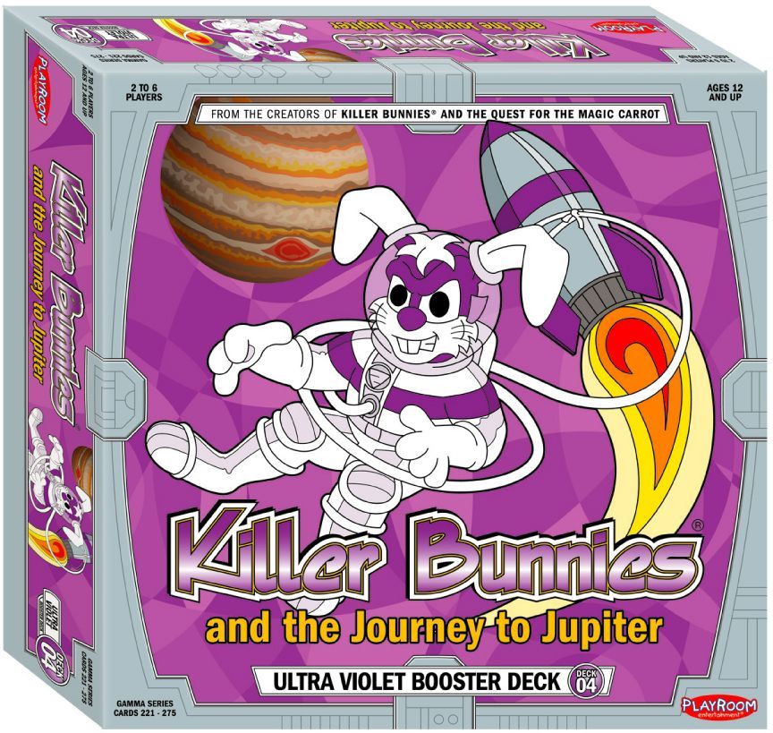 Killer Bunnies and the Journey to Jupiter: Violet, Orange and Green Booster Combo Deck cover art