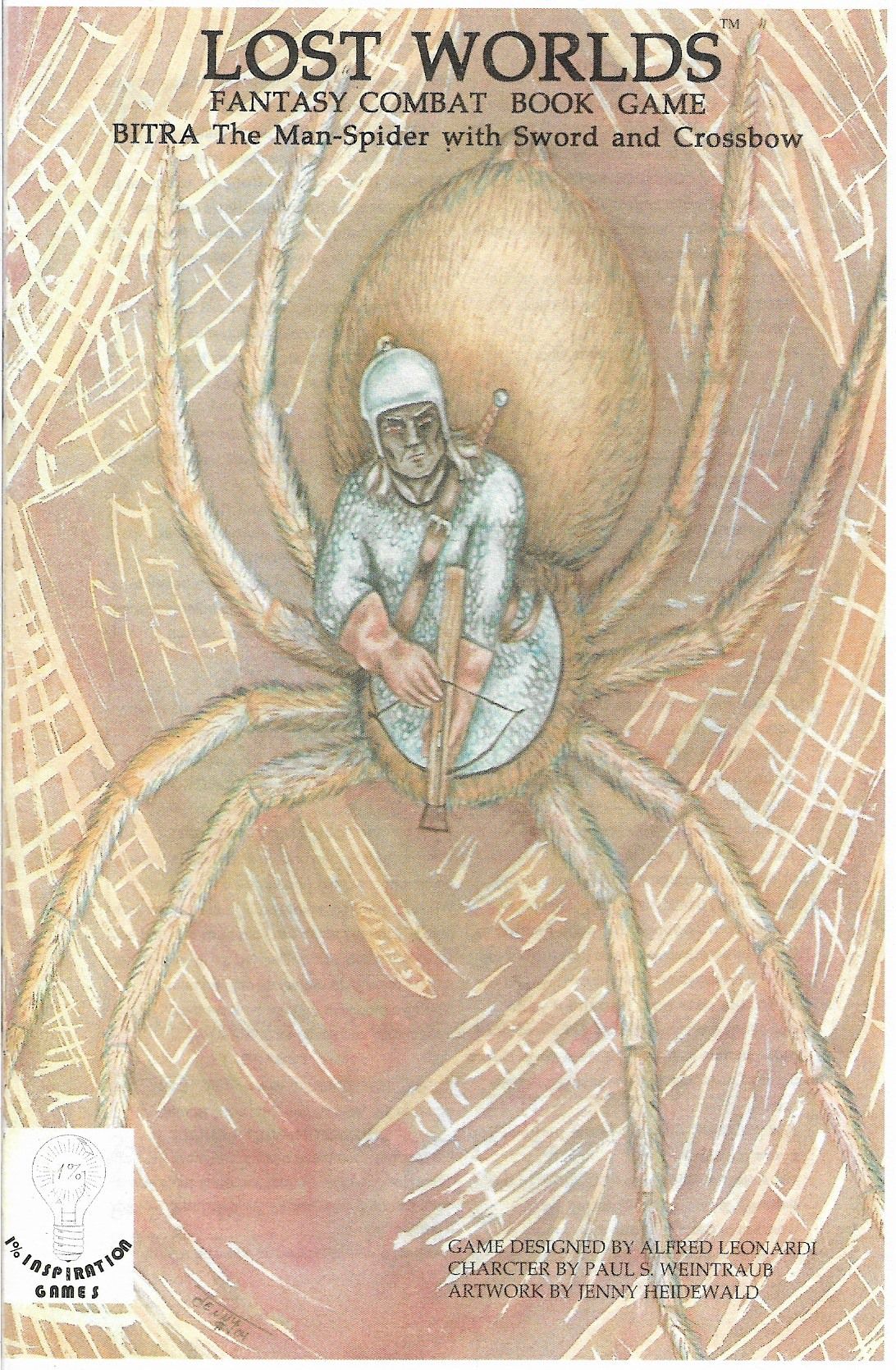 Lost Worlds: Bitra the Man-Spider with Sword and Crossbow