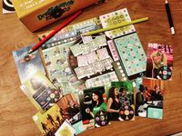 Cards and pencils