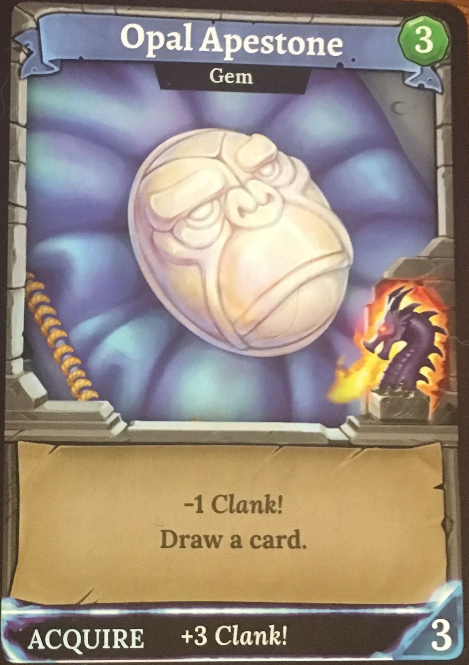 Clank!: Opal Apestone Promo Card