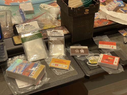 What sleeves for the park cards? | BoardGameGeek