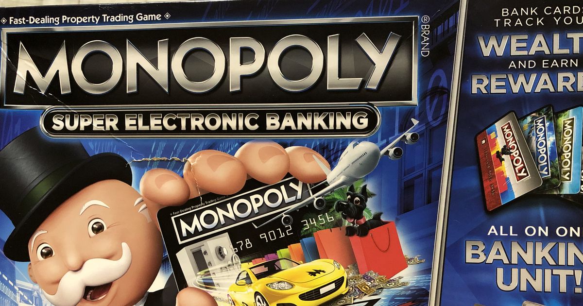 Monopoly Electronic Banking Board Game, Business Dealing Game