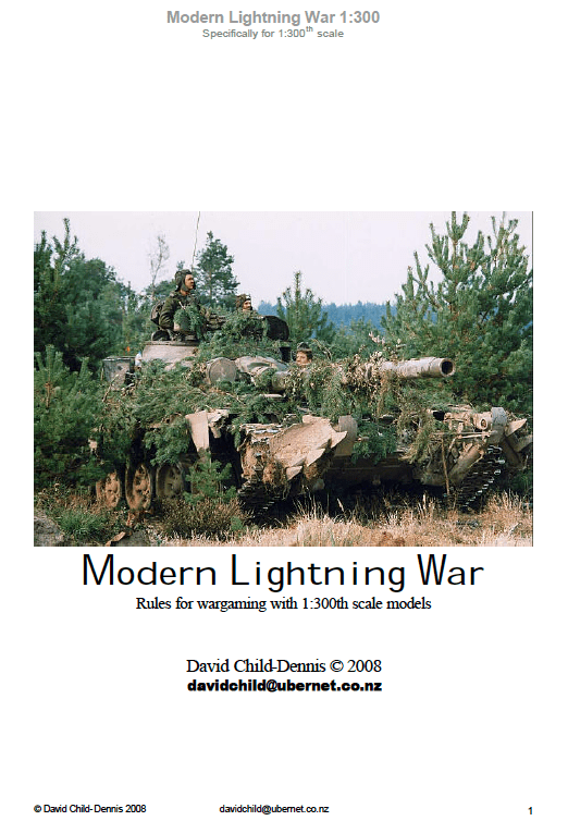 Modern Lightning War cover art
