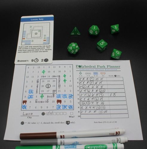 Board Game: Polyhedral Park Planner: Convention Season
