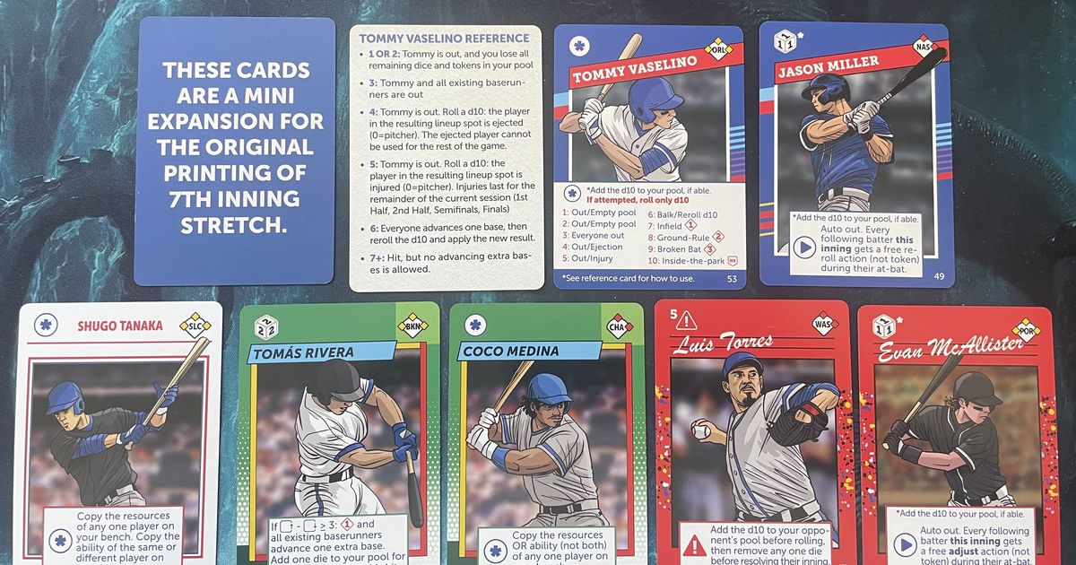 7th Inning Stretch: Mini Expansion | Board Game | BoardGameGeek