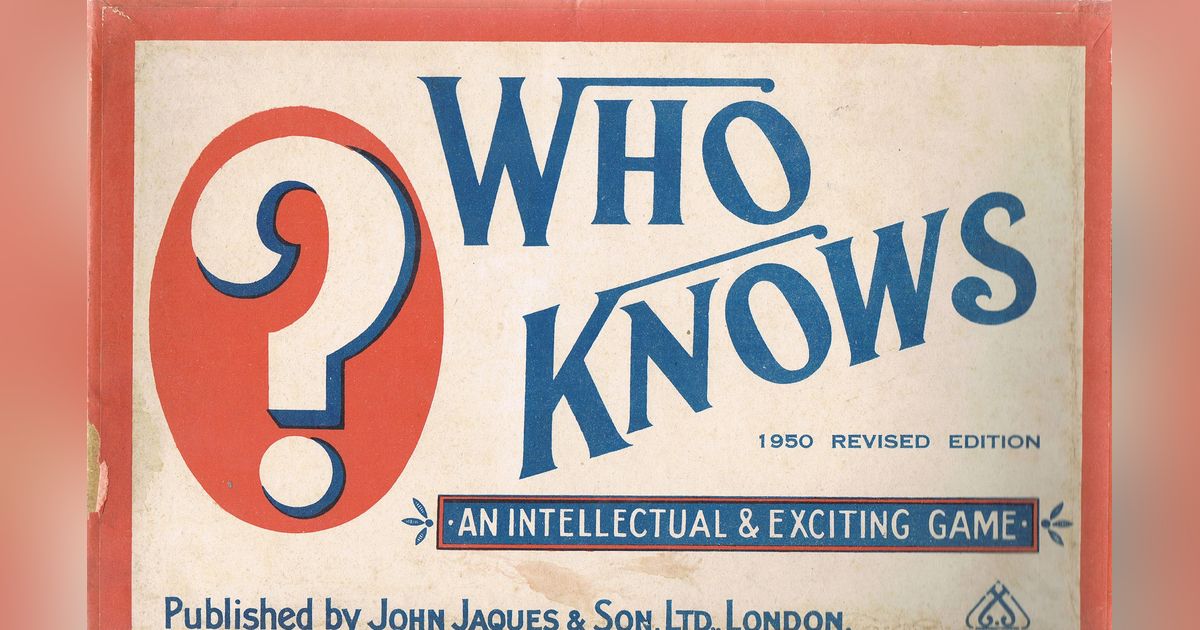 Who Knows | Board Game | BoardGameGeek