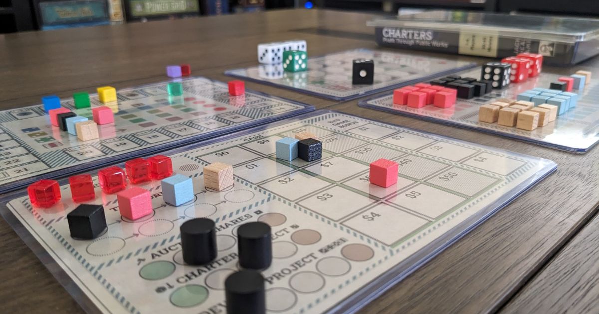 Charters: Profit Through Public Works | Board Game | BoardGameGeek