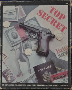Top Secret/S.I. – Livre De Règles JDR Espionnage TSR 1987, état Neuf, Anglais