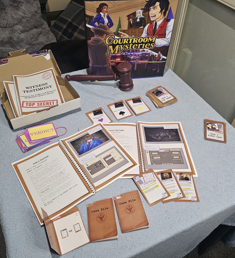 Illustration 1 de Courtroom Mysteries - An Investigate and Debate Card Game