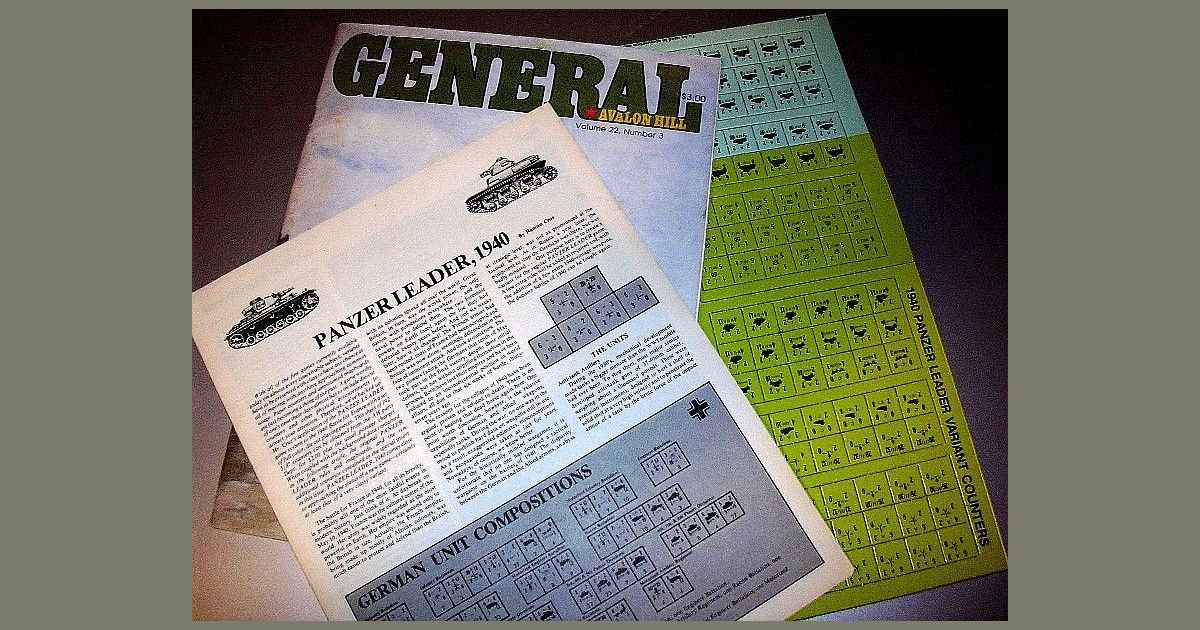 Avalon Hill’s Panzer Leader British 1940 PV Variant Counters