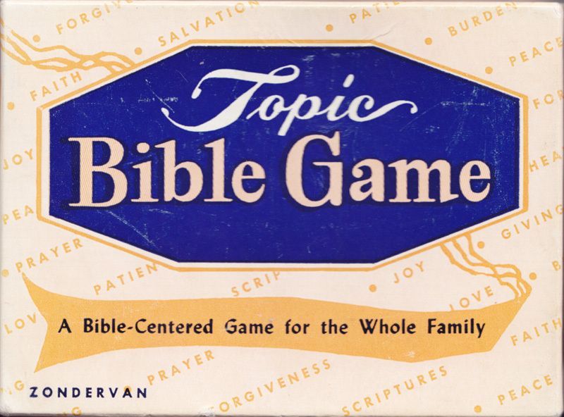 Topic Bible Game box art