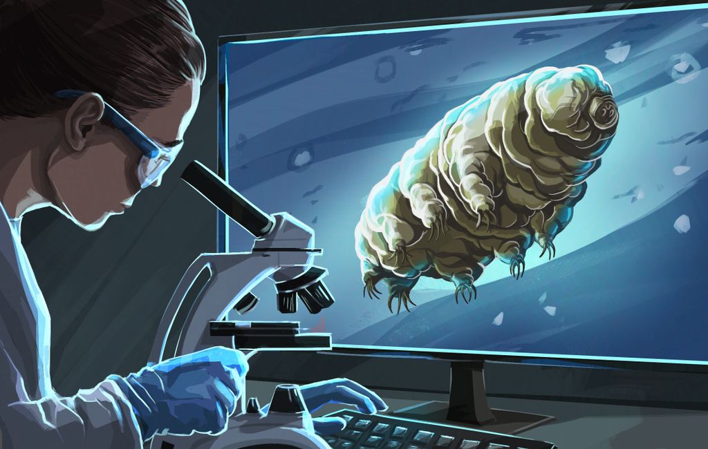 Tardigrades Study card from SETI.