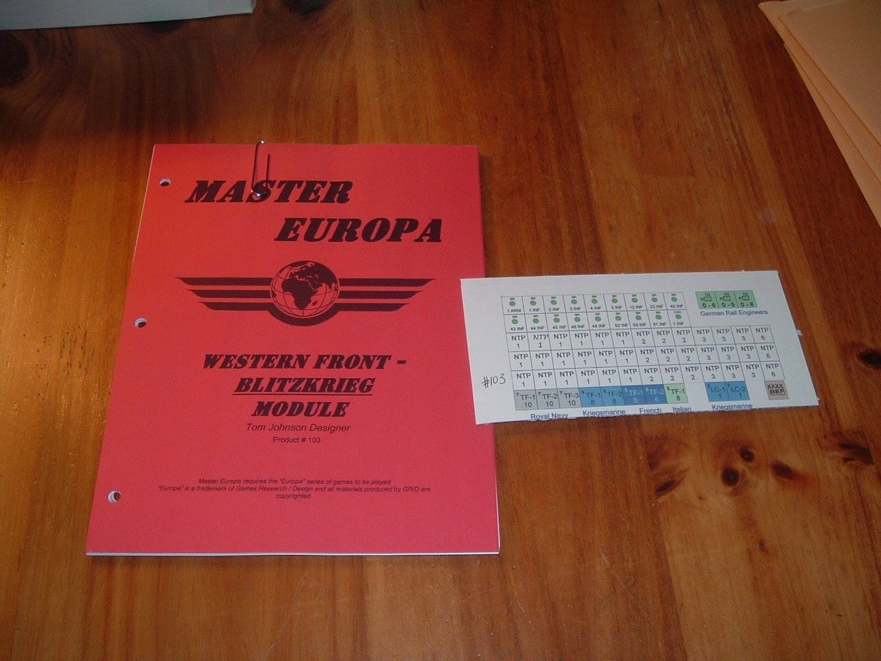 Master Europa 103: Western Front – Blitzkrieg