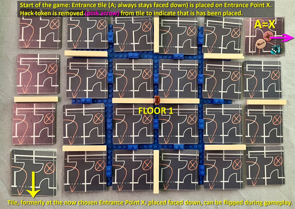 XL Variant - 4x6 layout (4 rows and 6 columns) with 2 floors and using ...