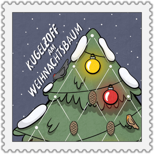 Kugelzoff am Weihnachtsbaum