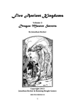 RPG Item: Five Ancient Kingdoms Volume 3: Dragon Master Secrets