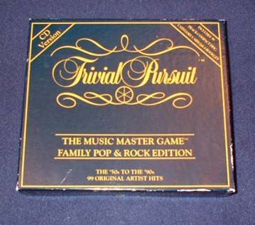 Trivial Pursuit The Music Master Game: Family Pop & Rock Edition cover