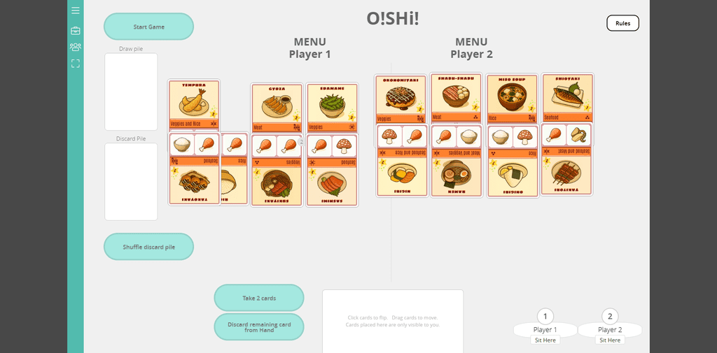 [WIP] OiSH!i - A tasty card game! [Free PnP]