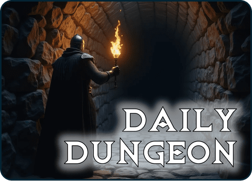 Daily Dungeon [2025 9-Card Nanogame Design Contest] - Idea Phase
