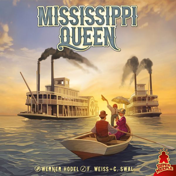 Mississippi Queen, Super Meeple, 2019 — front cover (image provided by the publisher)