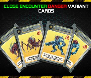 Galaxy Defenders: Close Encounter Danger Variant Cards