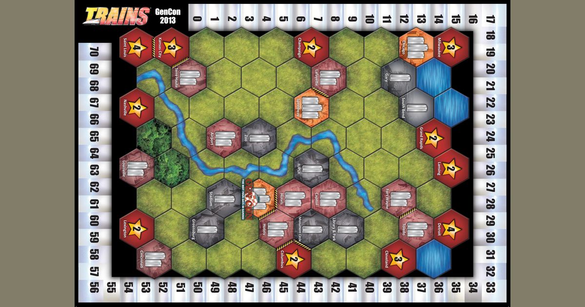 Gencon Map 2022