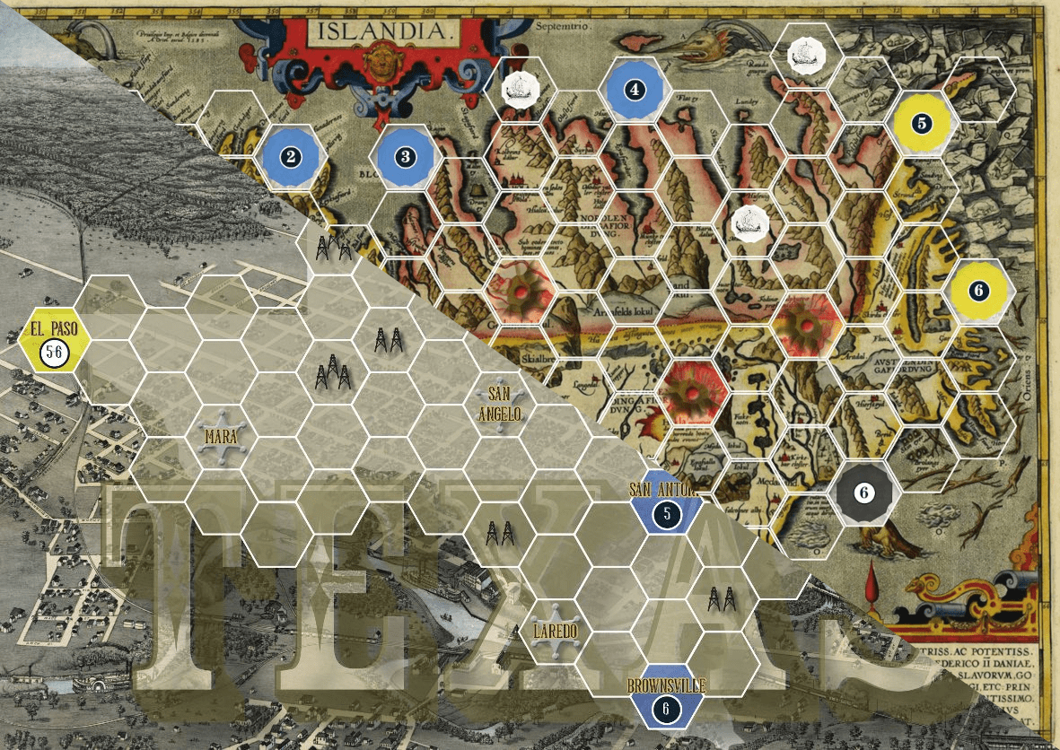 Age of Steam Expansion: Iceland/Texas cover