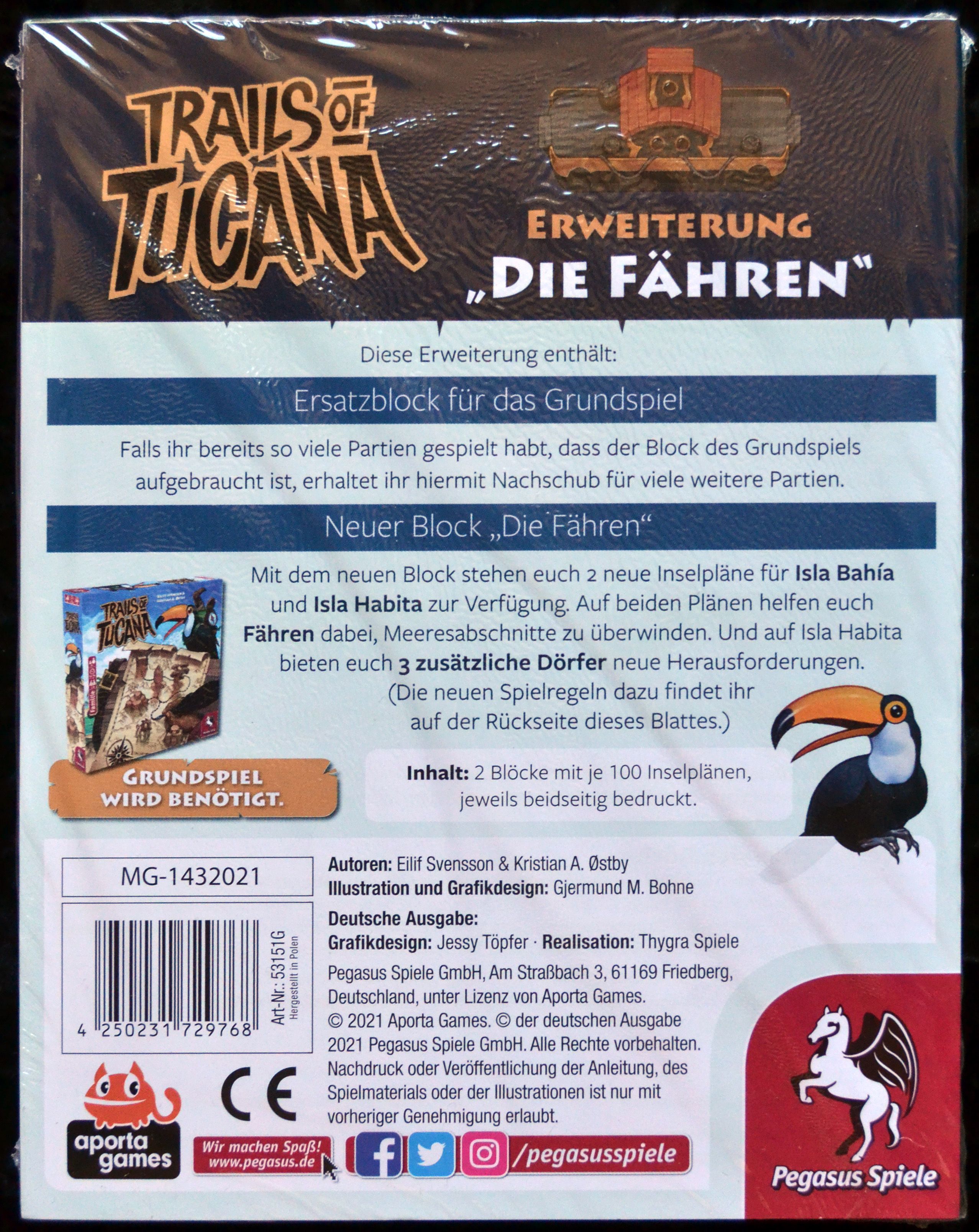 Pegasus Spiele Trails Of Tucana: Die Fähren – Erweiterung Fürs Brettspiel