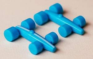LACORSA Grand Prix Game: French Racing Blue Racecar Set