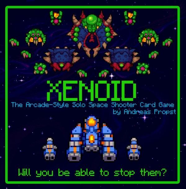 Xenoid: The Arcade-Style Solo Space-Shooter Card Game