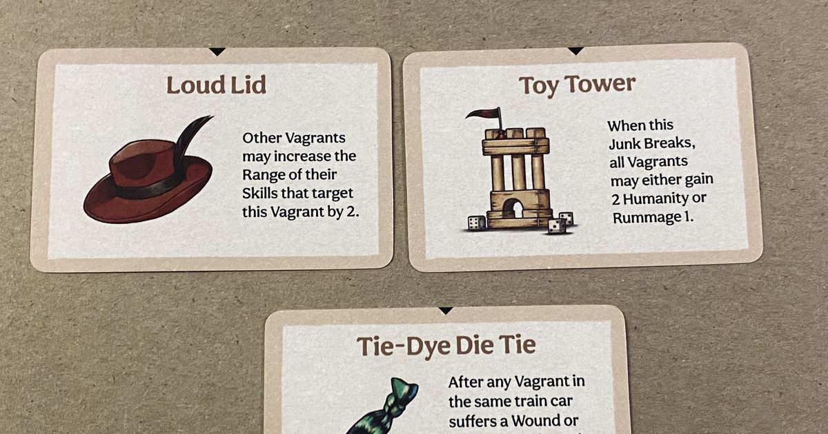 Vagrantsong Dice Tower 2022 Promo Cards Board Game BoardGameGeek