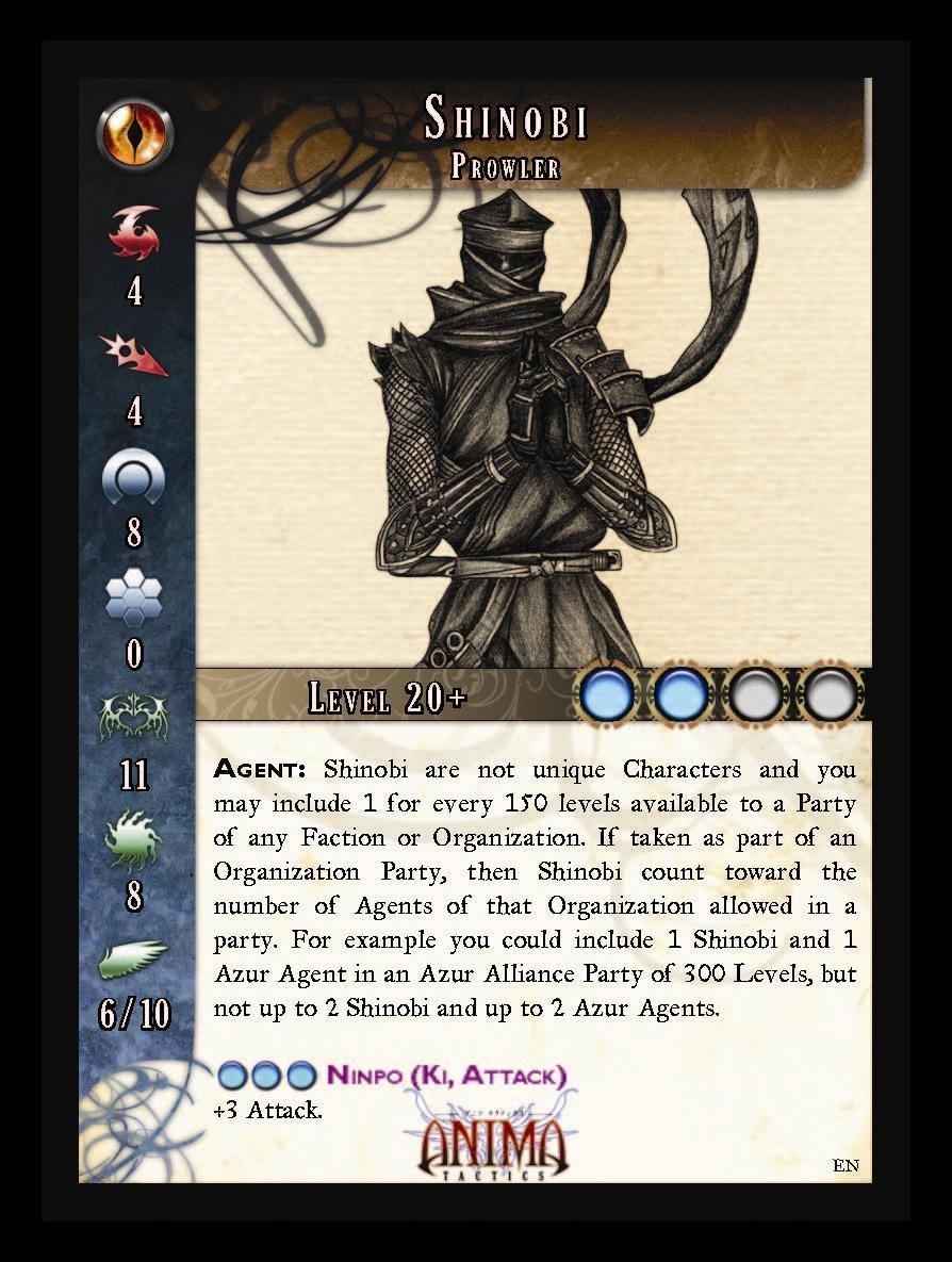 Anima Tactics: Shinobi box art