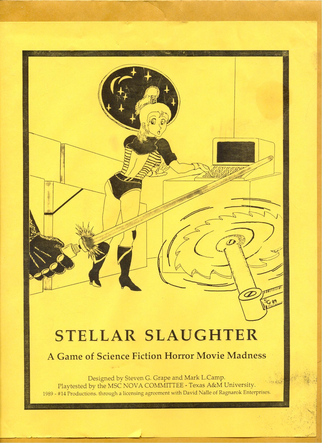 Stellar Slaughter: A Game of Science Fiction Horror Movie Madness cover