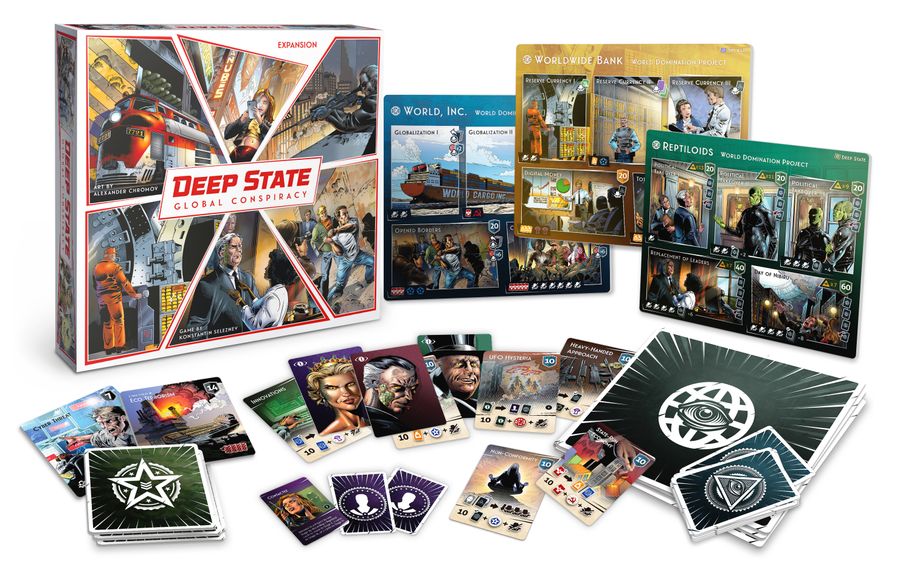 Globally conspired game components.
